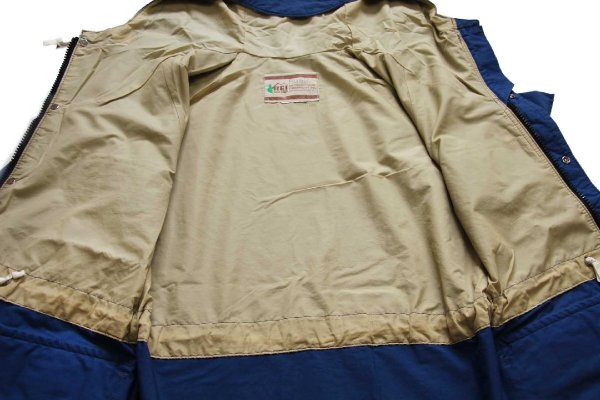 70s REI Co-op マウンテンパーカー プルオーバー 70s REI coop マウンテンパーカー 薄紺 - Sixpacjoe Web Shop
