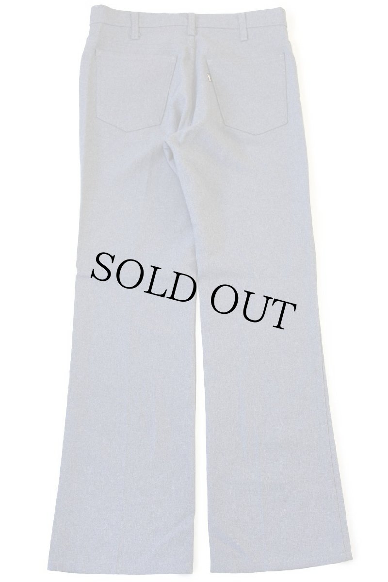 画像3: 80s USA製 Levi'sリーバイス 517 ポリエステルパンツ 杢グレー w32 L32★145 スタプレ (3)