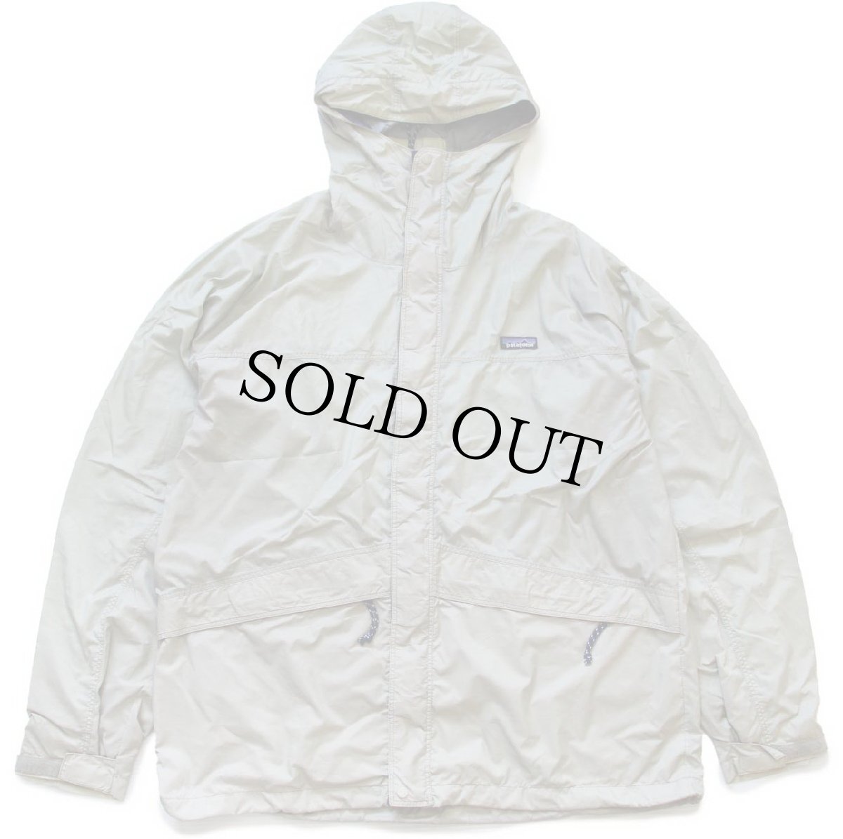 画像1: 90s patagoniaパタゴニア ナイロンパーカー グレー フェード XL (1)