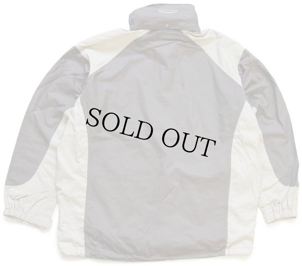 画像2: 00s patagoniaパタゴニア Flux Jacket ツートン 切り替え ロゴ刺繍 ナイロンジャケット XL (2)