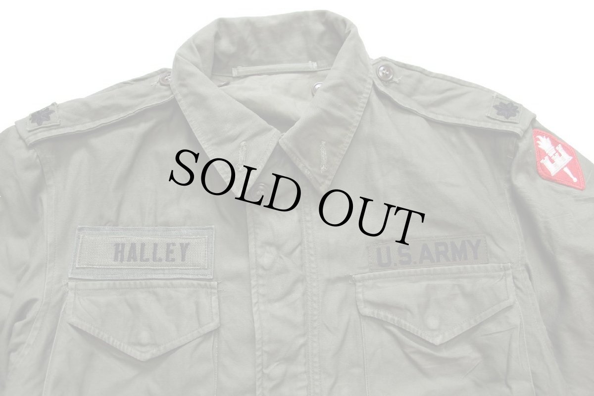 画像3: 50s 米軍 U.S.ARMY パッチ付き M-51 フィールドジャケット オリーブグリーン★A (3)