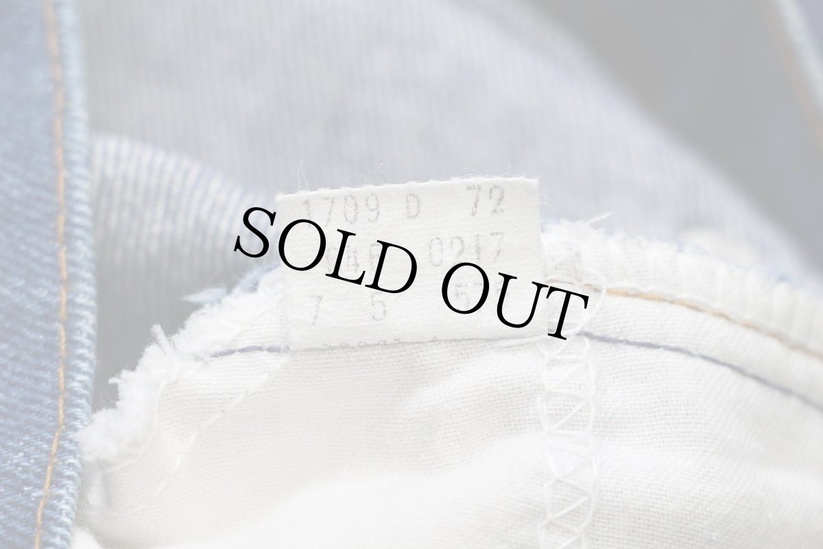 画像7: 80s USA製 Levi'sリーバイス 646 デニムパンツ w33 L30★A ベルボトム フレア (7)