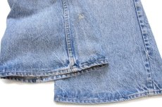 画像8: 80s USA製 Levi'sリーバイス 684 ペンキ飛び デニムパンツ w32★ベルボトム ビッグベル (8)