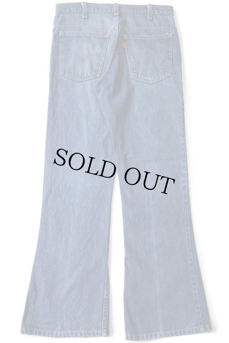 画像3: 80s USA製 Levi'sリーバイス 646 デニムパンツ w33 L31★B ベルボトム フレア (3)