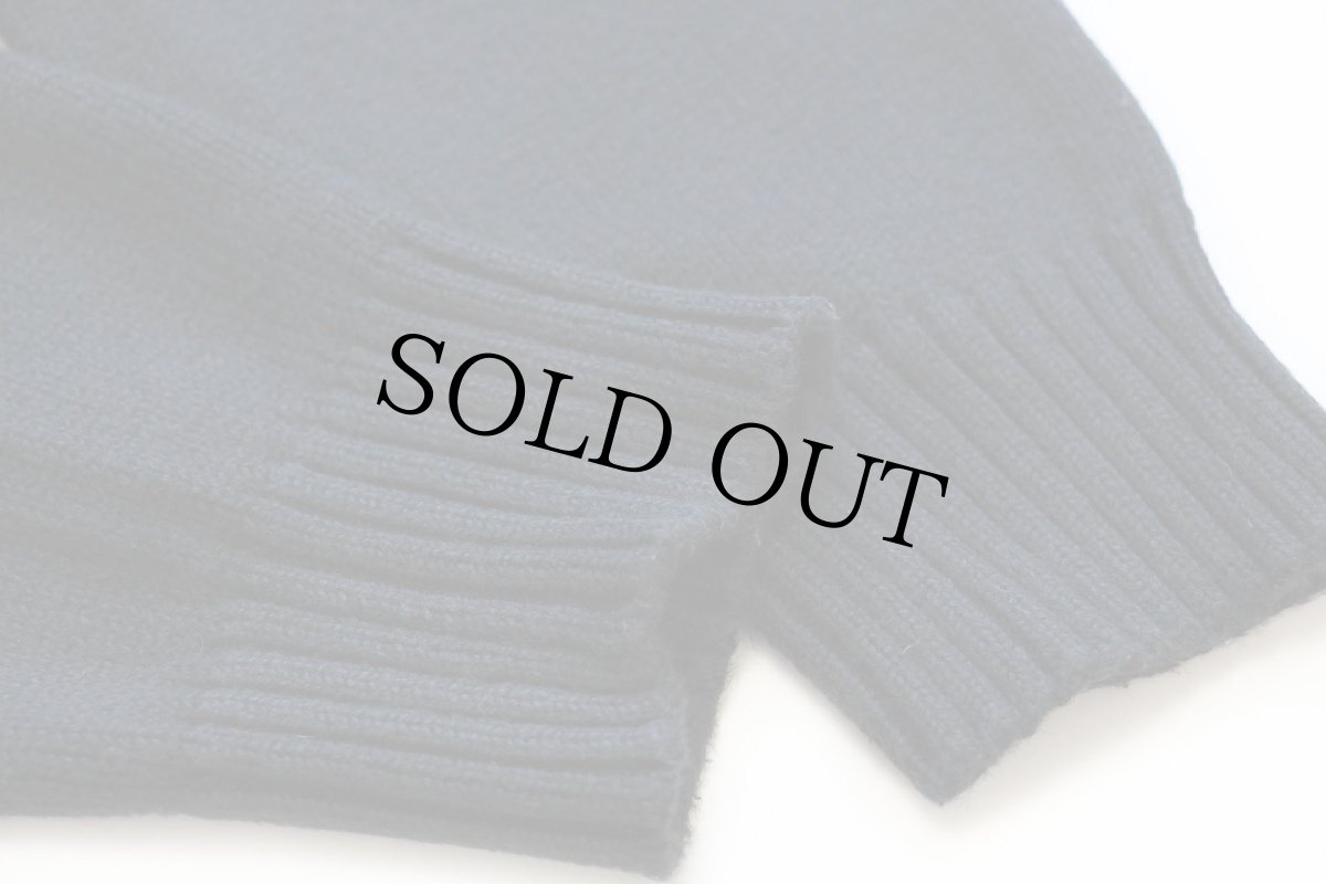 画像6: 00s ポロ ラルフローレン ワンポイント ハイネック ハーフジップ コットンニット セーター 黒 S (6)