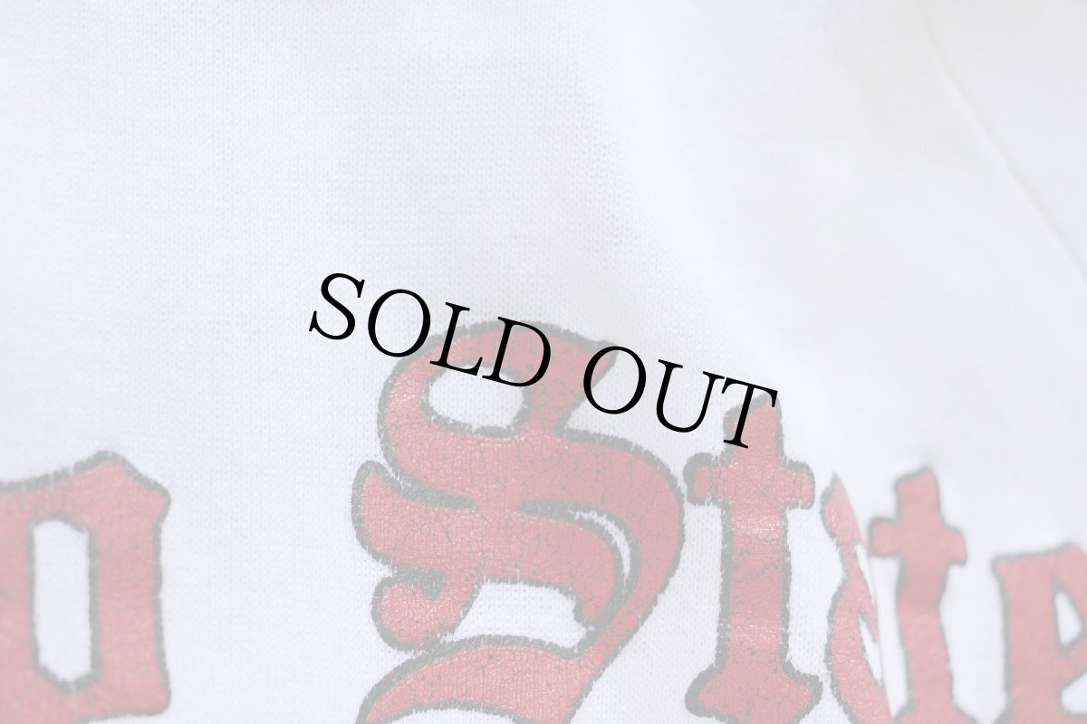 画像5: 80s USA製 Championチャンピオン Ohio State スウェットパーカー 白 L★オールドイングリッシュ フーディー (5)