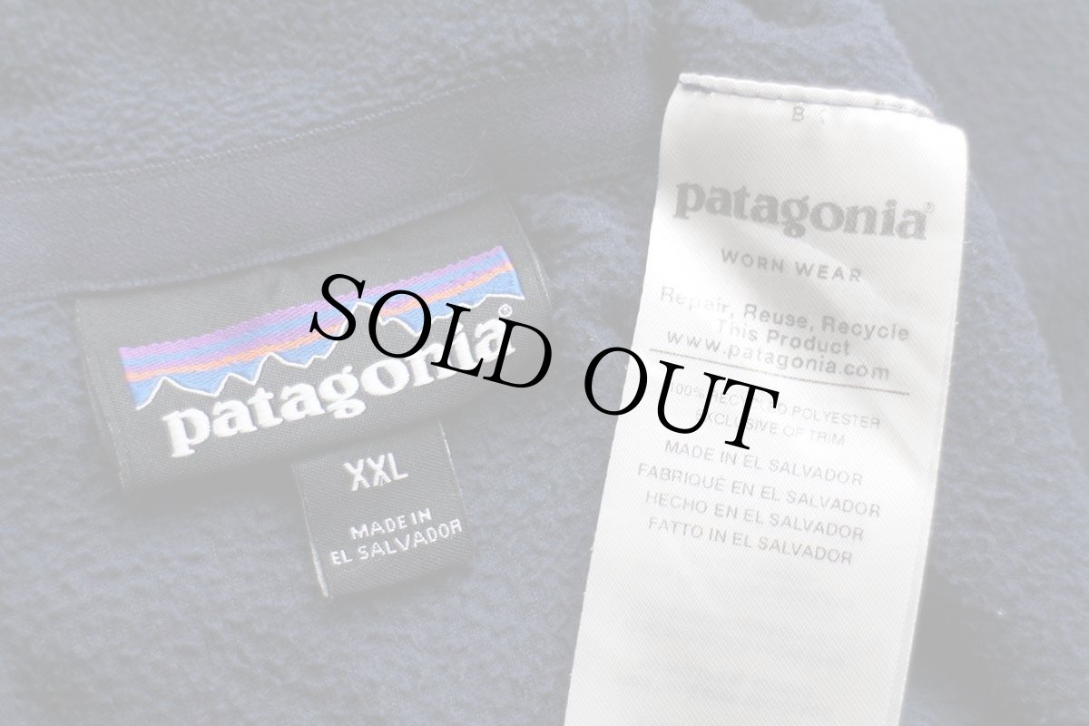 画像4: patagoniaパタゴニア Micro D ハイネック ハーフジップ プルオーバー インナー フリース NENA XXL★特大 (4)