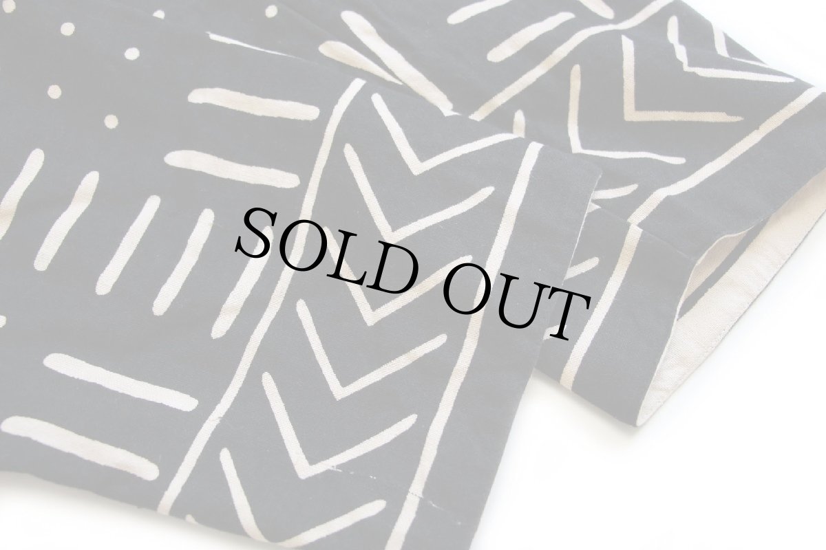 画像4: 90s Gian Antonio FABRIS フォークロア柄 スタンドカラー パチポケ リバーシブル コットンジャケット (4)