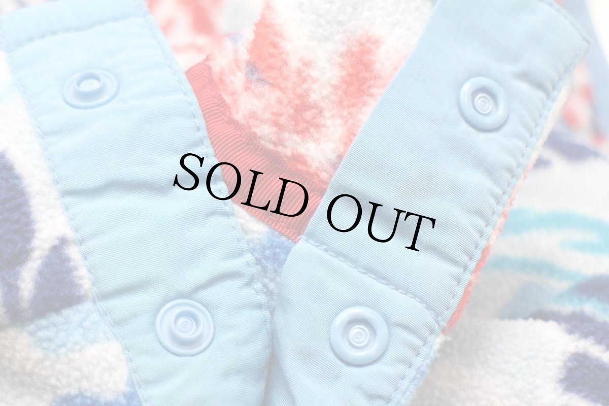 画像5: patagoniaパタゴニア フラワー 総柄 シンチラ ライトウェイト フリース スナップT MODB W-M (5)