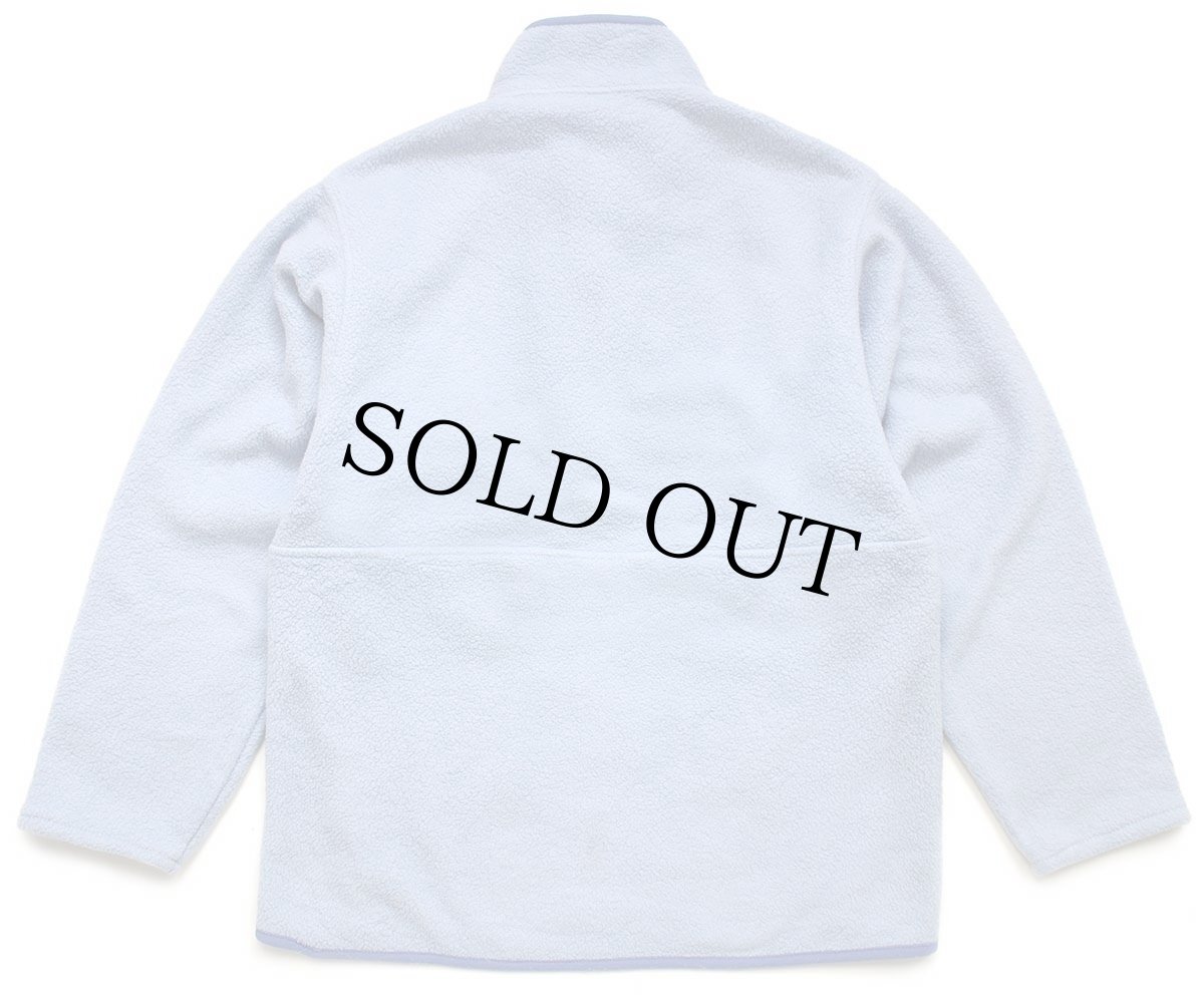 画像2: 00s メキシコ製 patagoniaパタゴニア マースピアル ハーフジップ シンチラ フリース 水色 S (2)