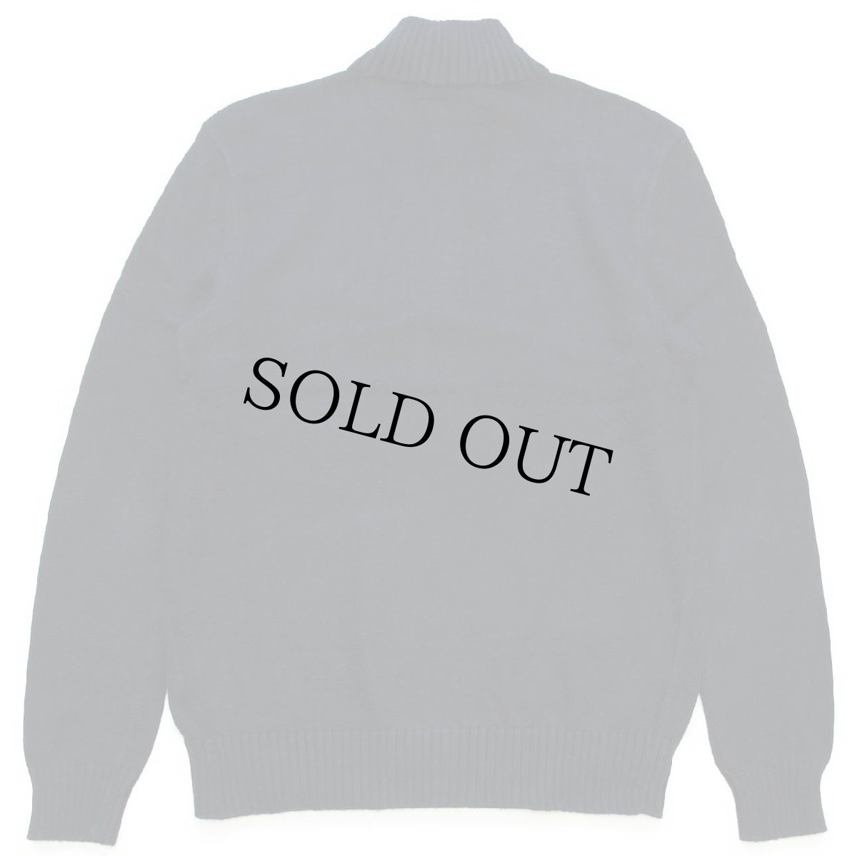 画像2: 00s ポロ ラルフローレン ワンポイント ハイネック ハーフジップ コットンニット セーター 黒 S (2)