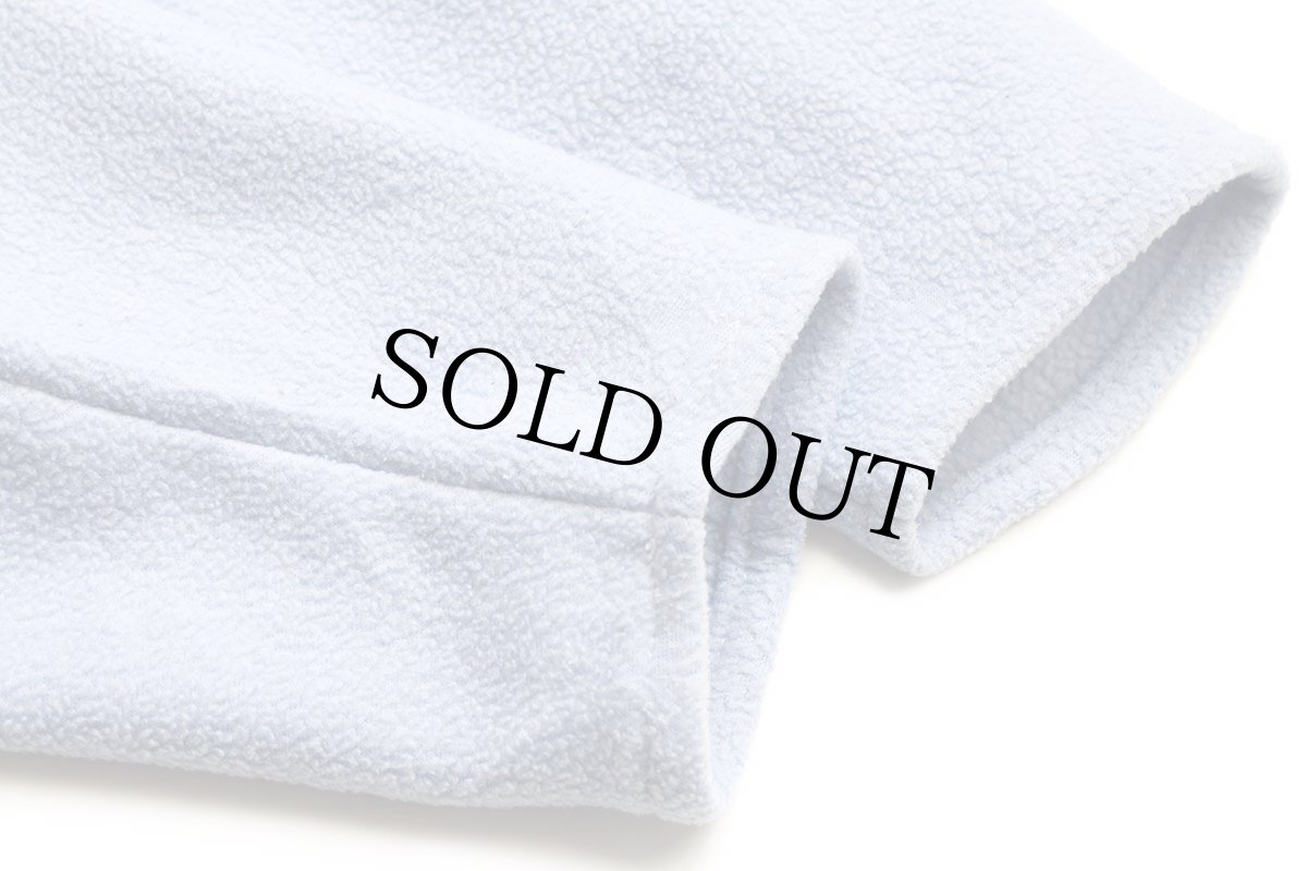 画像8: 00s メキシコ製 patagoniaパタゴニア マースピアル ハーフジップ シンチラ フリース 水色 S (8)