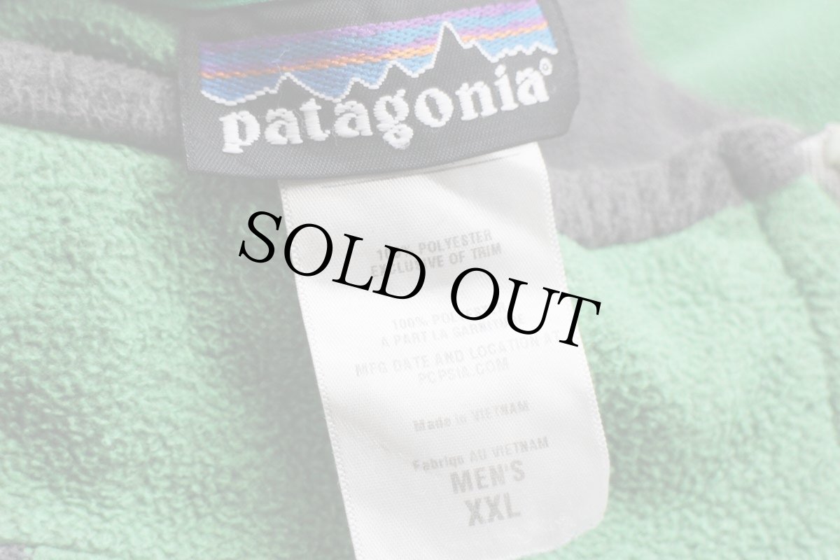 画像4: patagoniaパタゴニア Araveto Jacket ツートン 切り替え アラベト フリースジャケット GKG XXL★特大 (4)