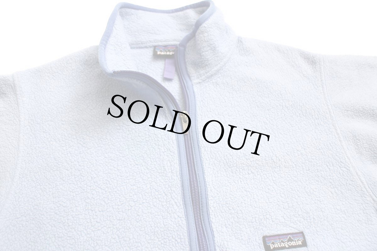 画像3: 00s メキシコ製 patagoniaパタゴニア マースピアル ハーフジップ シンチラ フリース 水色 S (3)