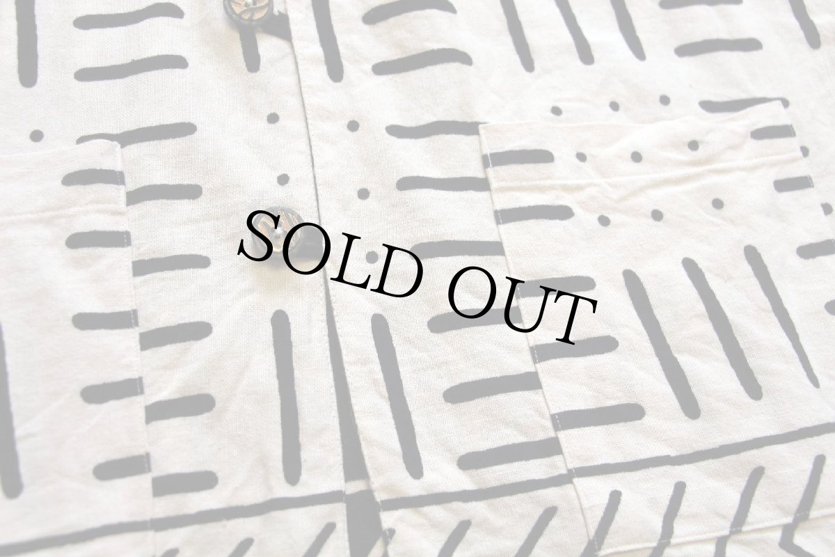 画像9: 90s Gian Antonio FABRIS フォークロア柄 スタンドカラー パチポケ リバーシブル コットンジャケット (9)