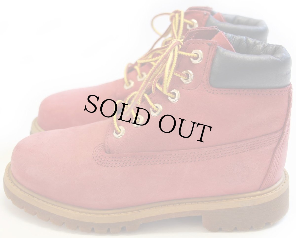 画像2: Timberlandティンバーランド PRIMALOFTプリマロフト 6-Inch Premium 6インチ プレミアム レザー ブーツ レッド 20cm (2)