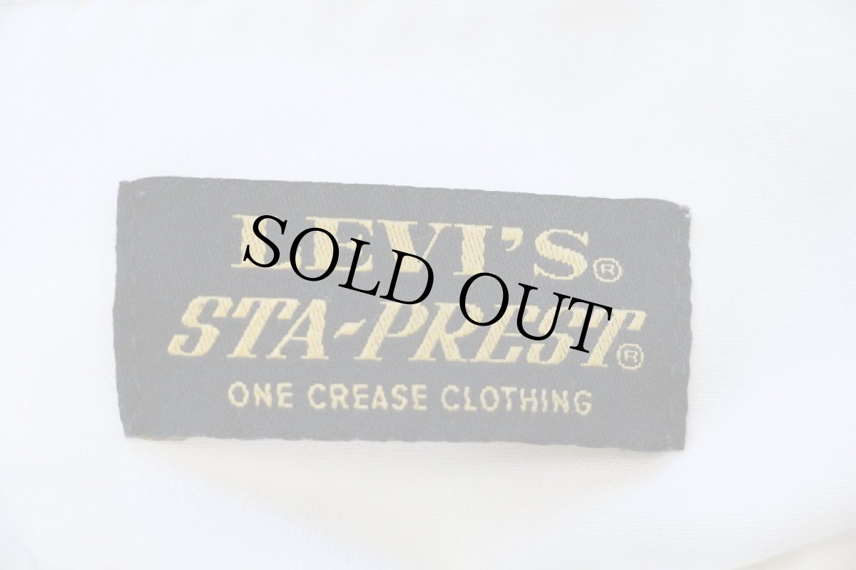 画像6: 00s イタリア製 Levi'sリーバイス 566 STA-PRESTスタプレ リネン混 パンツ 生成り w34★ユーロ (6)