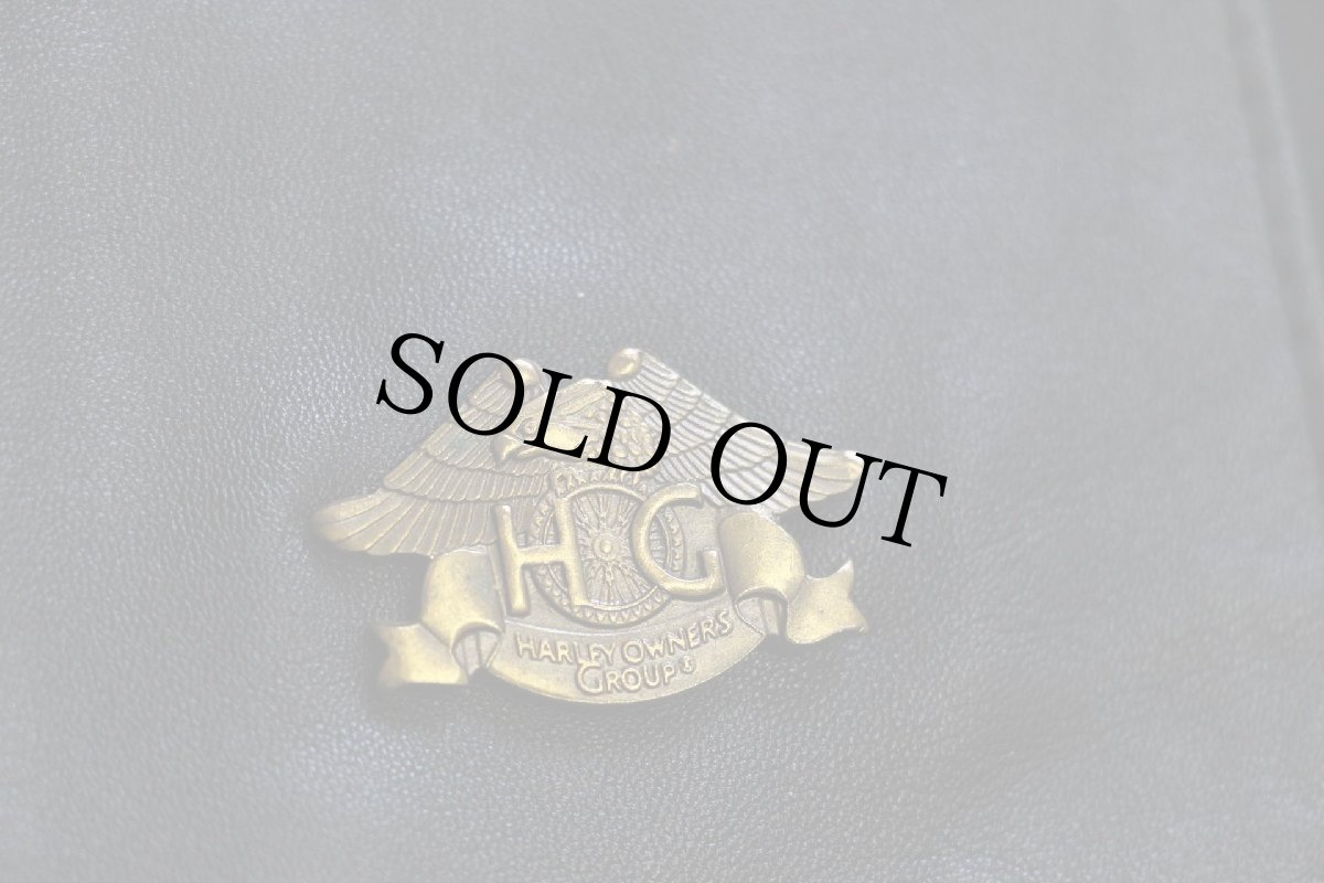 画像5: 90s HARLEY-DAVIDSON ハーレー ダビッドソン パッチ&HOGピンズ付き サイドレースアップ レザーベスト 黒 L (5)