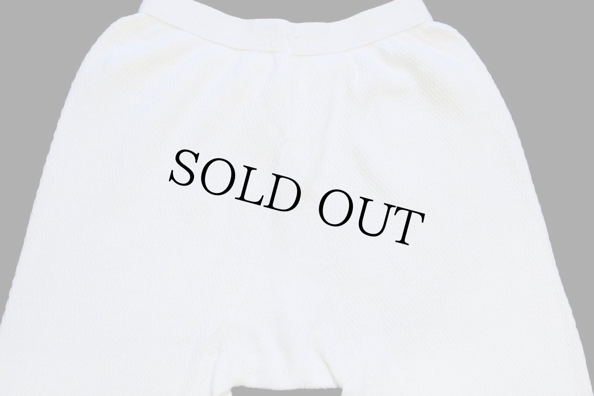 画像5: 80s Kmart コットン サーマルパンツ ナチュラル S (5)