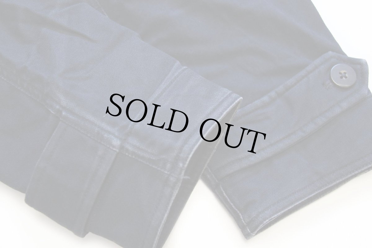 画像8: 90s LACOSTEラコステ M-47 パーカー タイプ オーバーコート 濃紺 54★モッズコート (8)