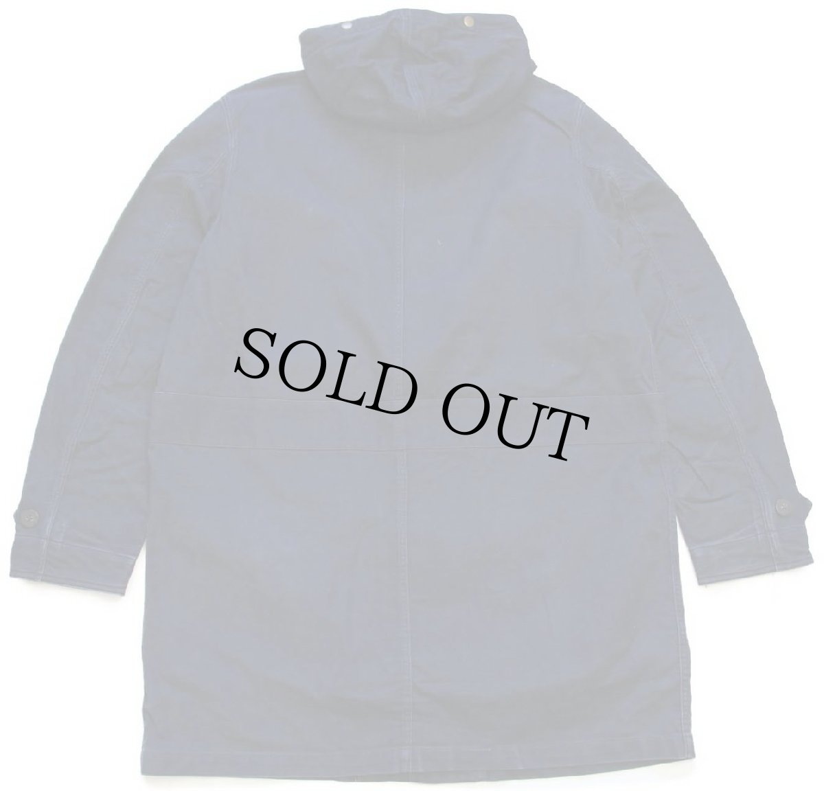 画像2: 90s LACOSTEラコステ M-47 パーカー タイプ オーバーコート 濃紺 54★モッズコート (2)