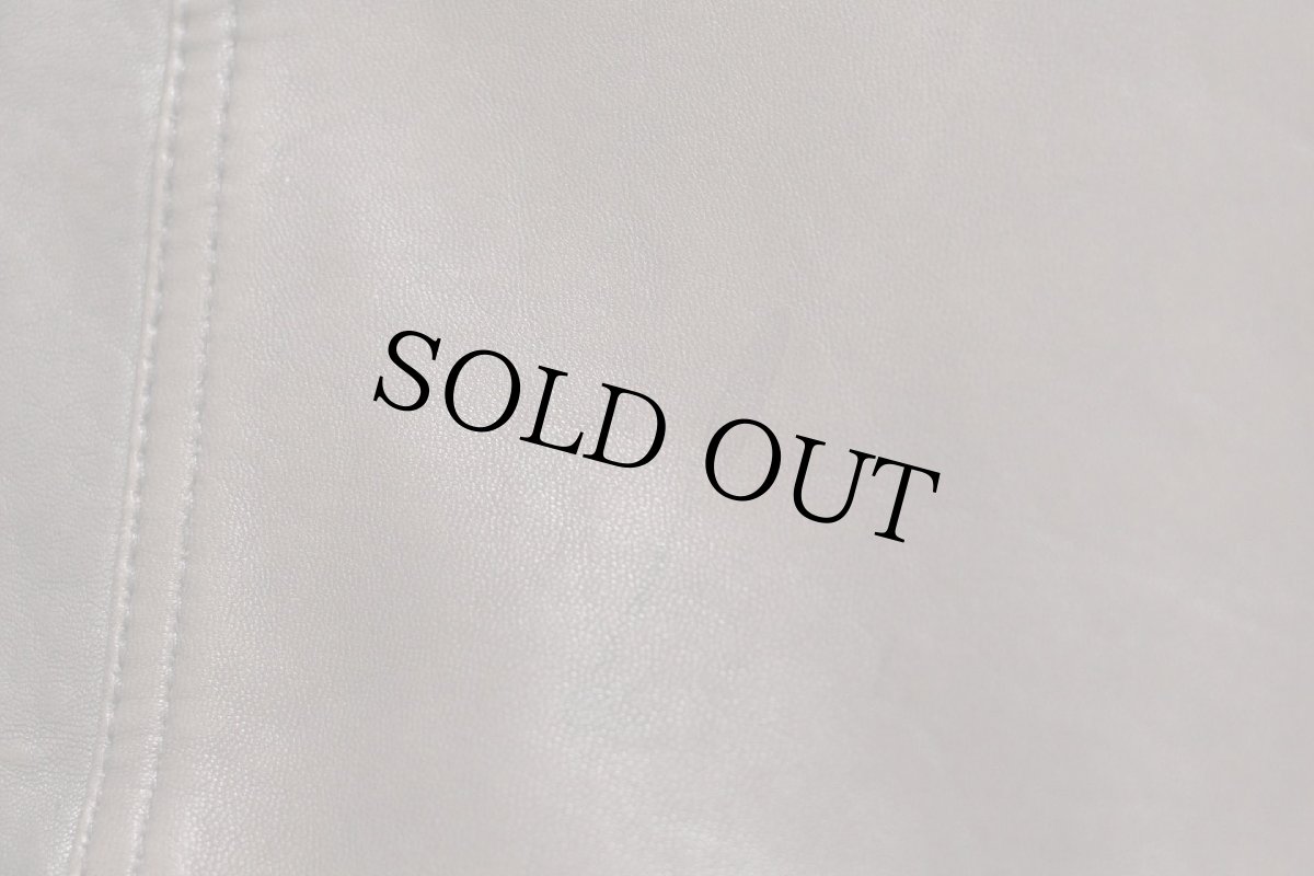 画像7: FILSONフィルソン タータンチェック ウールライナー ラムレザー ベスト L (7)