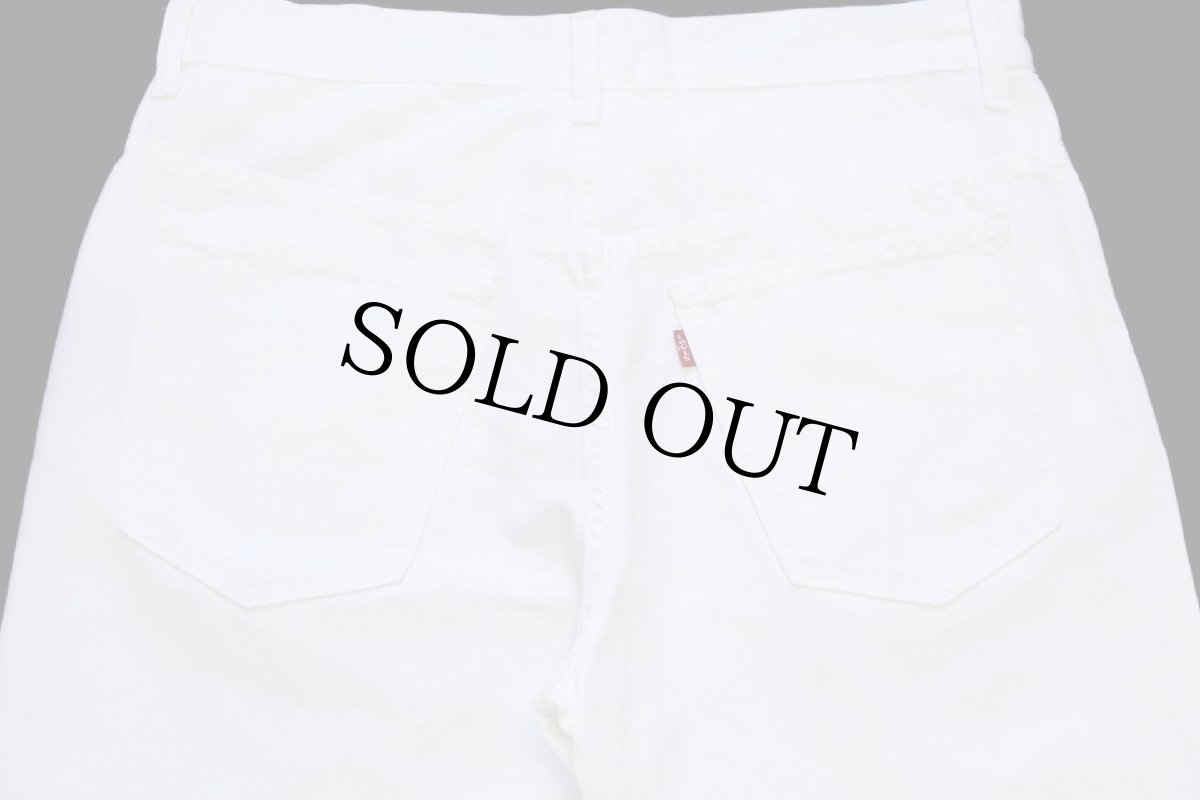 画像5: 00s イタリア製 Levi'sリーバイス 566 STA-PRESTスタプレ リネン混 パンツ 生成り w34★ユーロ (5)