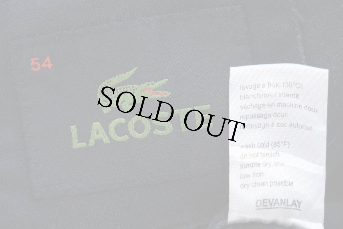 画像4: 90s LACOSTEラコステ M-47 パーカー タイプ オーバーコート 濃紺 54★モッズコート (4)