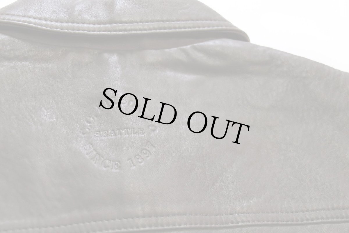 画像4: FILSONフィルソン タータンチェック ウールライナー ラムレザー ベスト L (4)