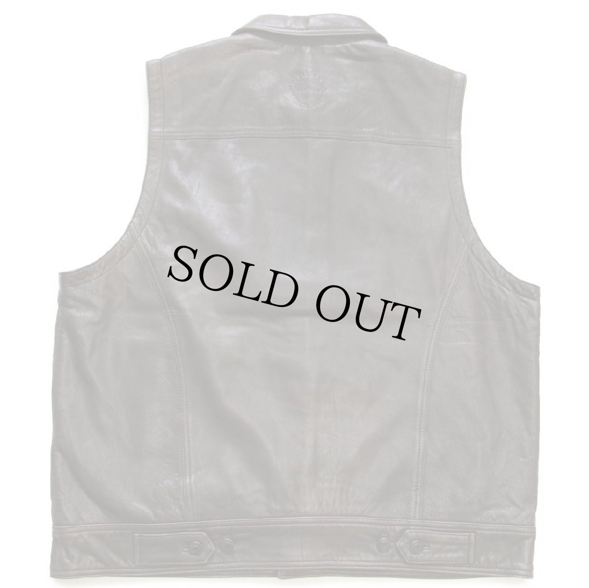 画像2: FILSONフィルソン タータンチェック ウールライナー ラムレザー ベスト L (2)