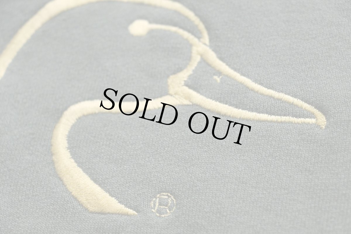 画像4: 90s USA製 DUCKS UNLIMITED ロゴ刺繍 スウェット グリーン M (4)