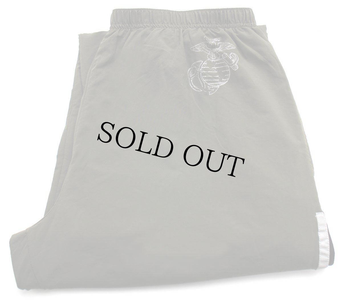 画像1: 00s USA製 米軍 U.S.MARINES new balanceニューバランス RUNNING SUIT ナイロンパンツ オリーブ L-L★IPFU (1)