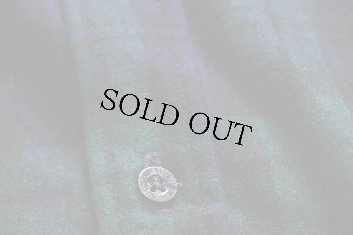 画像5: メキシコ製 PENDLETONペンドルトン FIRESIDE BLACK WATCH TARTAN ブラックウォッチ タータンチェック ボタンダウン ウールシャツ L (5)