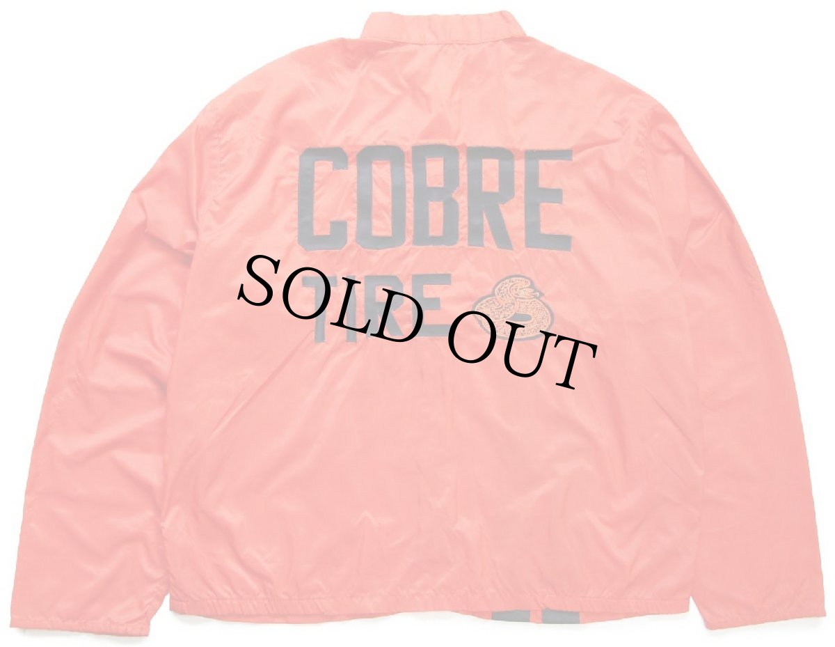 画像2: 70s Bonner COBRE TIRE パッチ付き スタンドカラー ナイロン レーシングジャケット オレンジ XL (2)