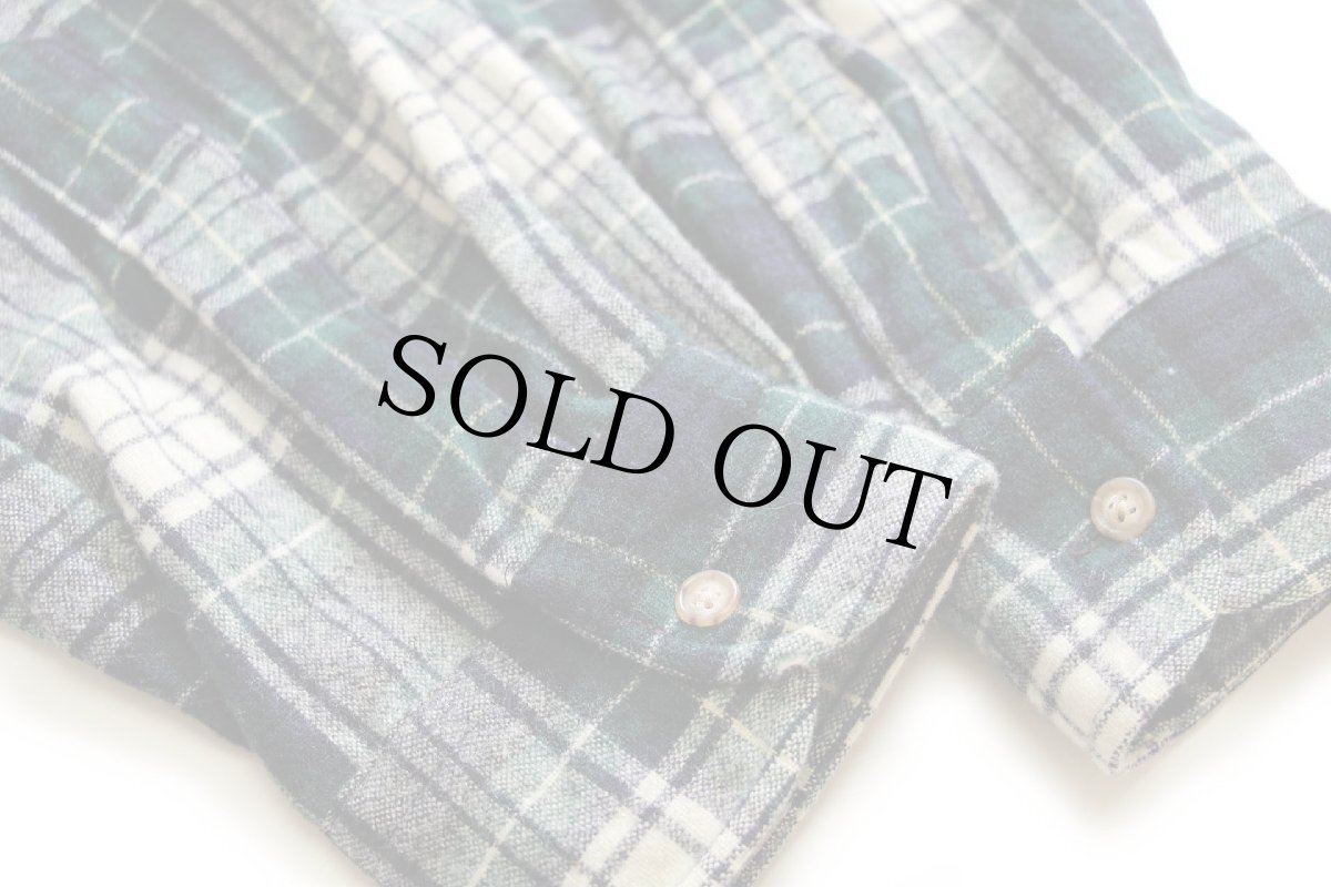 画像5: 00s メキシコ製 PENDLETONペンドルトン AUTHENTIC CAMPBELL TARTAN タータンチェック ウールシャツ XL (5)