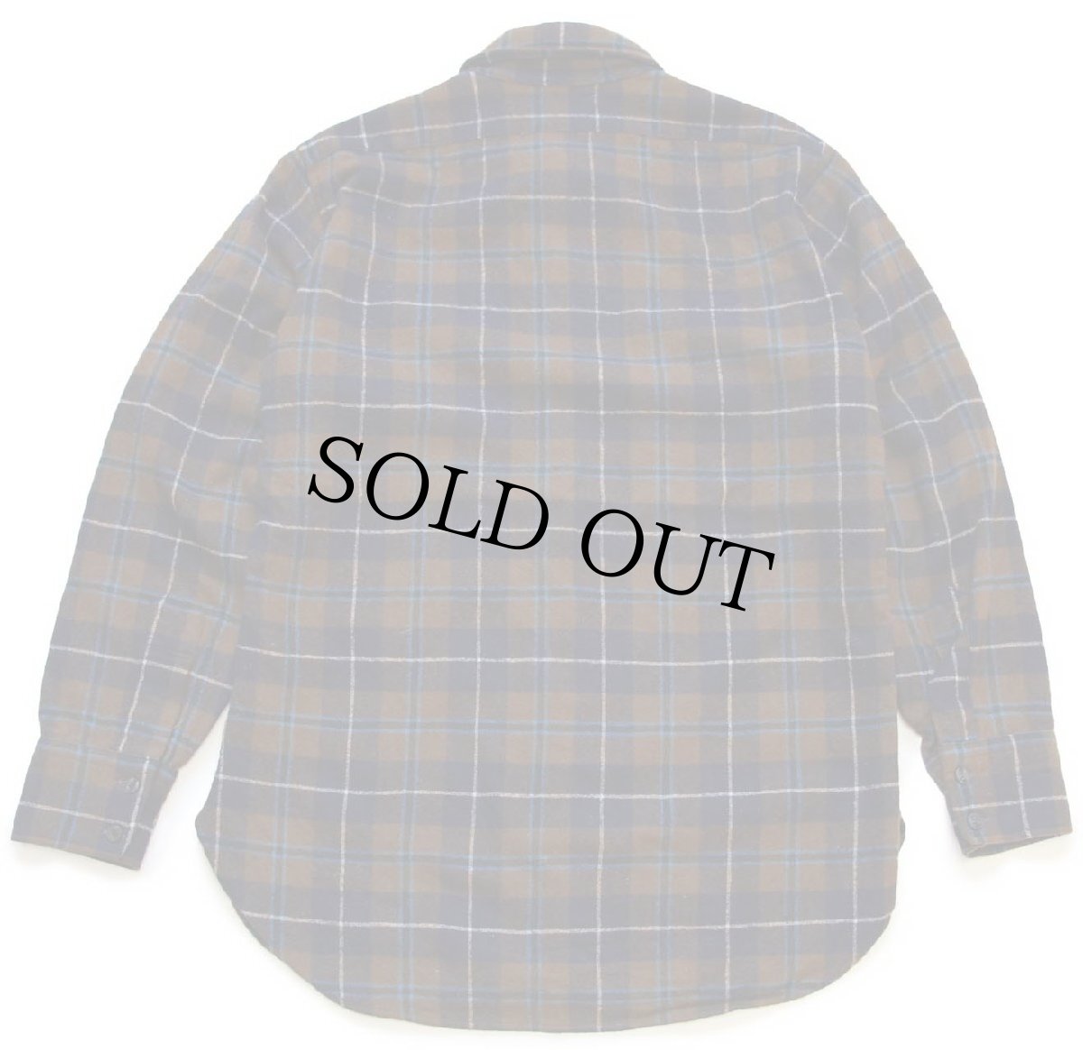 画像2: 70s USA製 PENDLETONペンドルトン チェック ウールシャツ M (2)