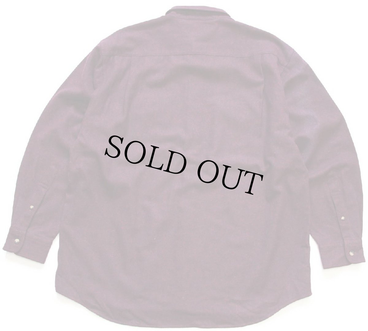 画像2: PENDLETONペンドルトン OUTDOOR SHIRT 無地 ウールシャツ 赤紫×濃紺 ミックス (2)