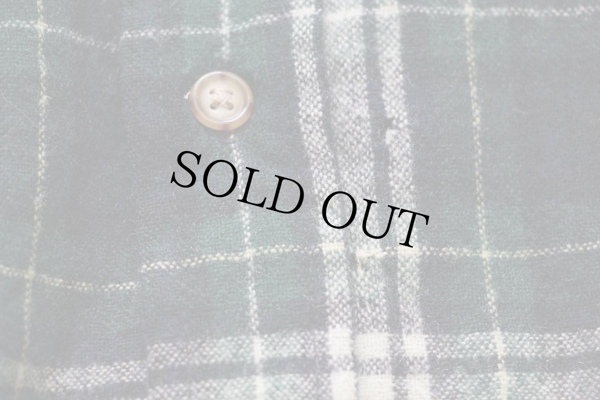 画像6: 00s メキシコ製 PENDLETONペンドルトン AUTHENTIC CAMPBELL TARTAN タータンチェック ウールシャツ XL (6)