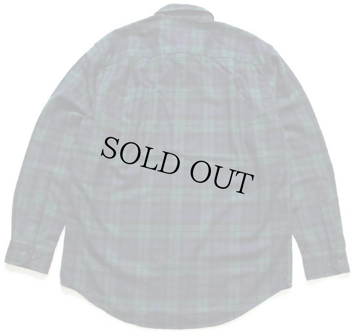 画像2: メキシコ製 PENDLETONペンドルトン FIRESIDE BLACK WATCH TARTAN ブラックウォッチ タータンチェック ボタンダウン ウールシャツ L (2)