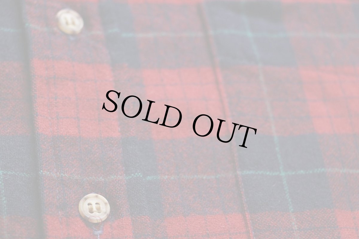 画像6: 70s USA製 PENDLETONペンドルトン AUTHENTIC ROBINSON DRESS TARTAN タータンチェック ウールシャツ M (6)