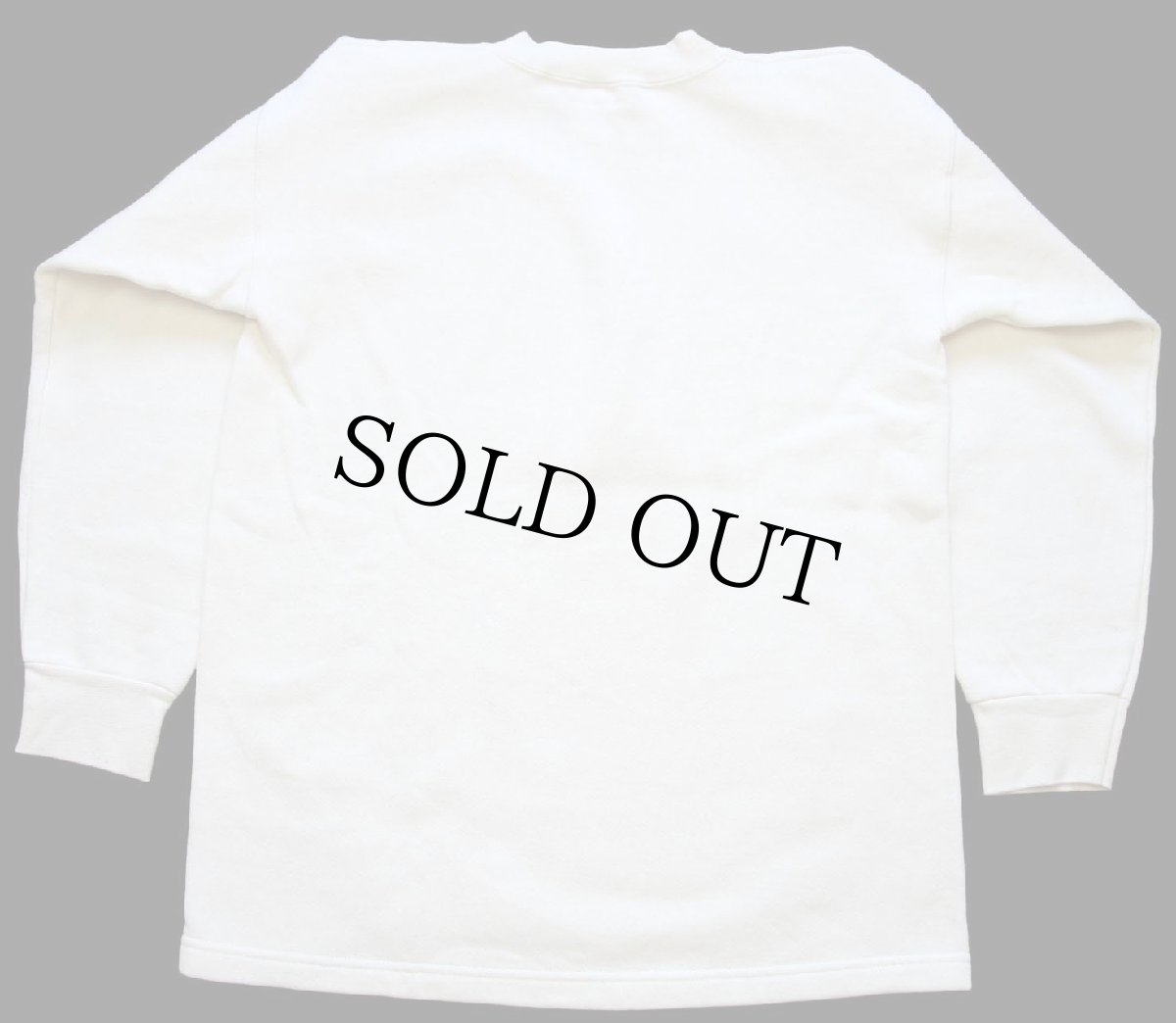 画像3: 90s USA製 patagoniaパタゴニア Beneficial T's 無地 オーガニックコットン スウェット 生成り S★ブランク (3)