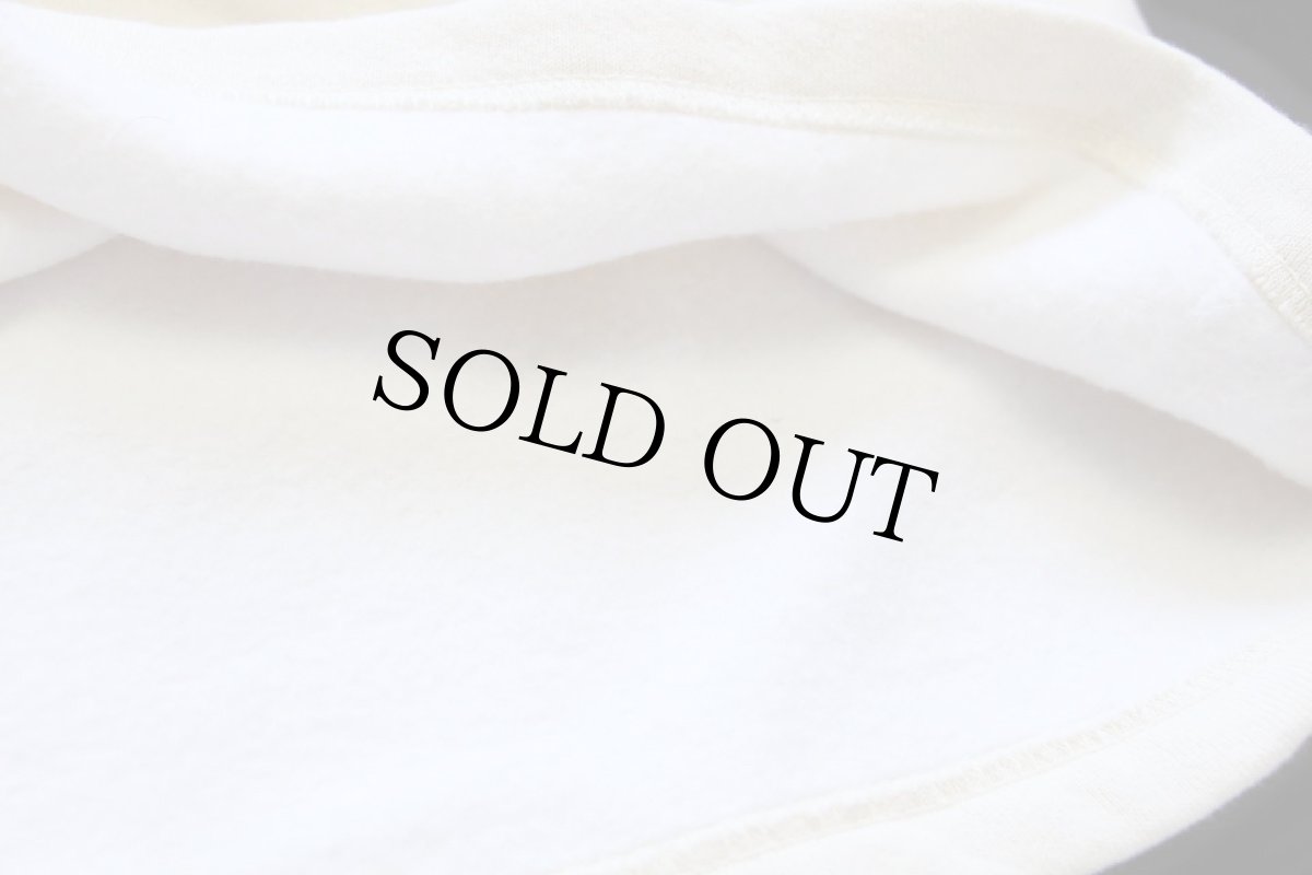 画像6: 90s USA製 patagoniaパタゴニア Beneficial T's 無地 オーガニックコットン スウェット 生成り S★ブランク (6)