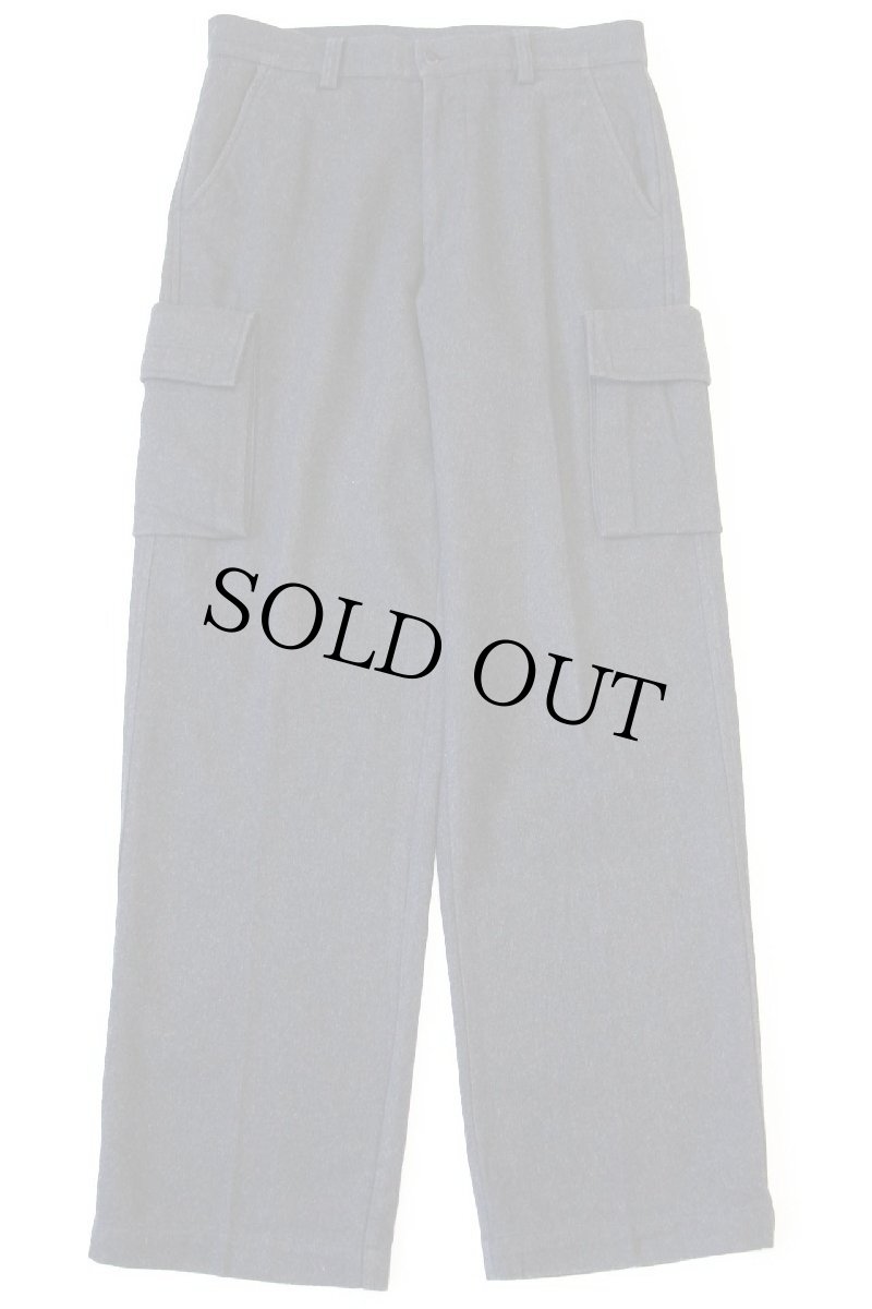 画像2: 00s GAPギャップ ウール混 カーゴパンツ チャコールグレー w31 L32 (2)