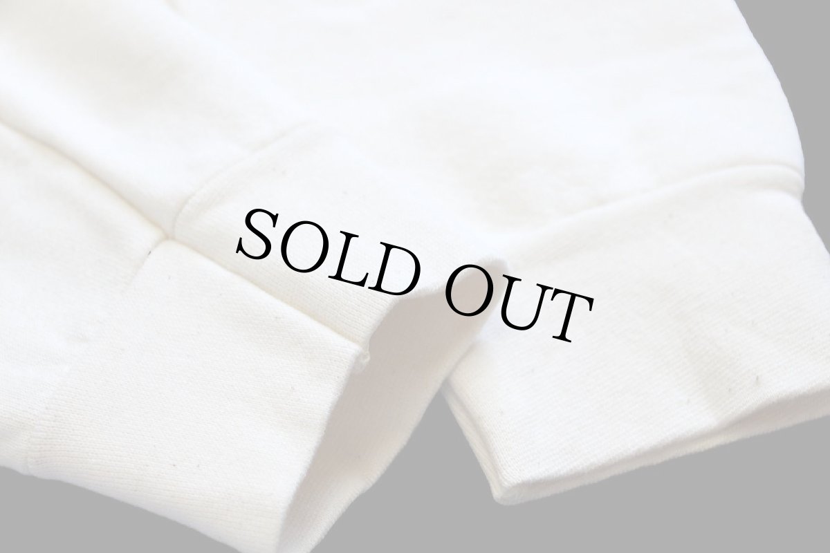 画像7: 90s USA製 patagoniaパタゴニア Beneficial T's 無地 オーガニックコットン スウェット 生成り S★ブランク (7)