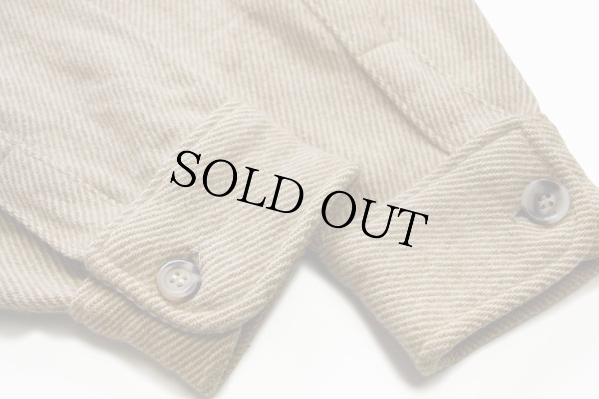 画像6: 70s Woolrichウールリッチ ツイード ウールシャツ 薄茶 ミックス L (6)