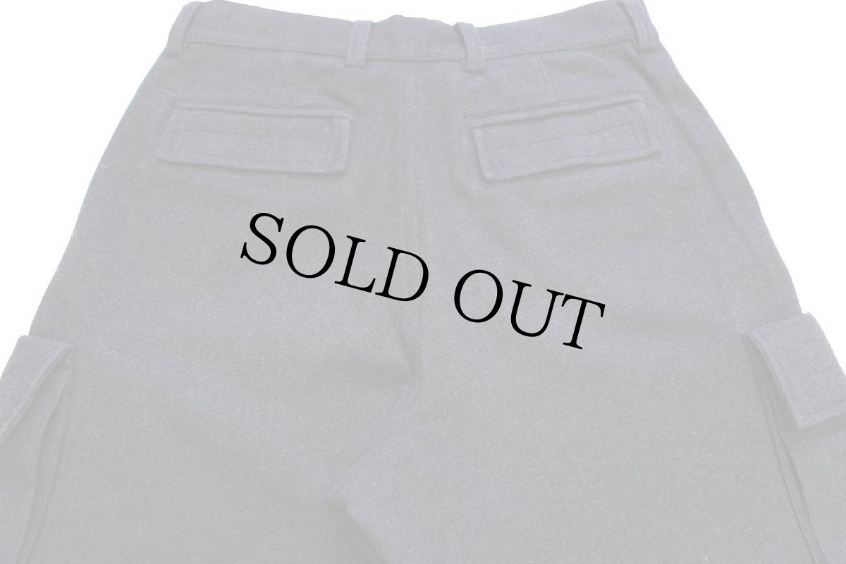 画像5: 00s GAPギャップ ウール混 カーゴパンツ チャコールグレー w31 L32 (5)