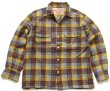 50s LEVI'Sリーバイス De Luxe チェック ウール オープンカラー