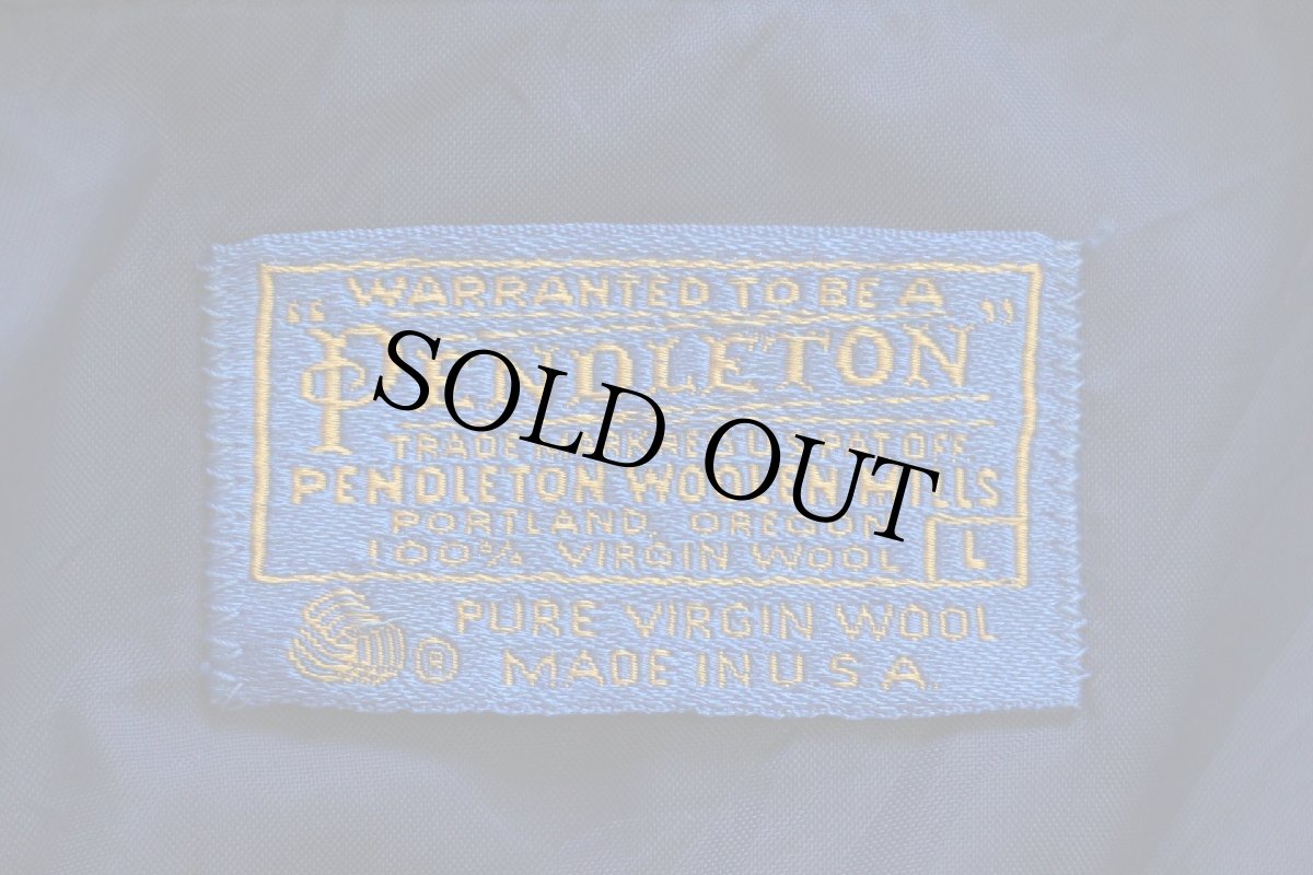 画像4: 70s USA製 PENDLETONペンドルトン チェック ウールシャツ L (4)