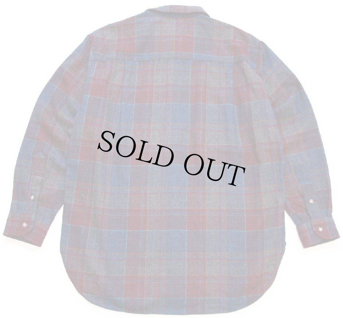 画像2: 70s USA製 PENDLETONペンドルトン チェック ウールシャツ L (2)