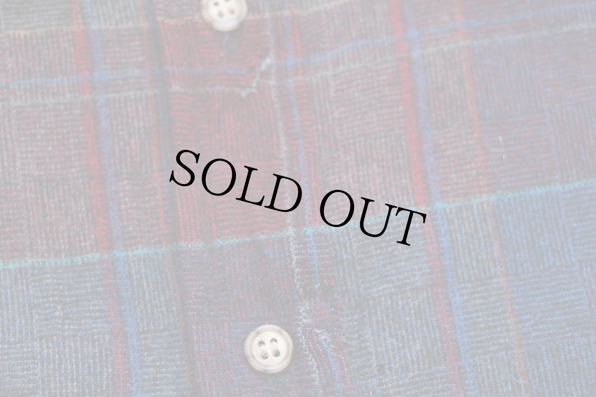 画像6: 70s USA製 PENDLETONペンドルトン チェック ウールシャツ L (6)